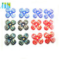 DIY fashion beads flat back cross resin rhinestone beads